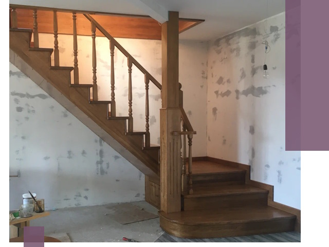 Ремонт деревянных лестниц в Карталах: быстро и качественно