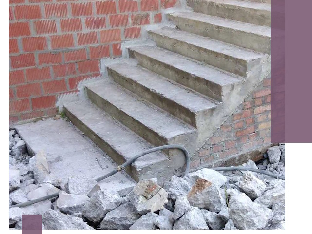 Демонтаж бетонных лестниц в Карталах: быстро и безопасно