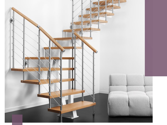 Модульные лестницы под ключ в Карталах — монтаж и изготовление