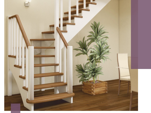 Г-образные лестницы под ключ в Карталах — изготовление и монтаж