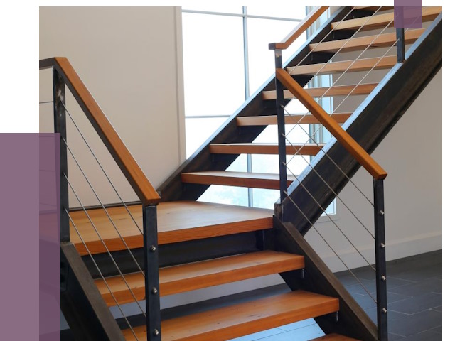 Изготовление лестниц на металлокаркасе в Карталах от 19297 руб. | ПРОЛЁТ-Крт