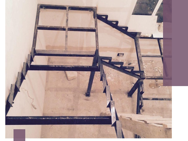 Монтаж лестниц на металлокаркасе в Карталах быстро и качественно