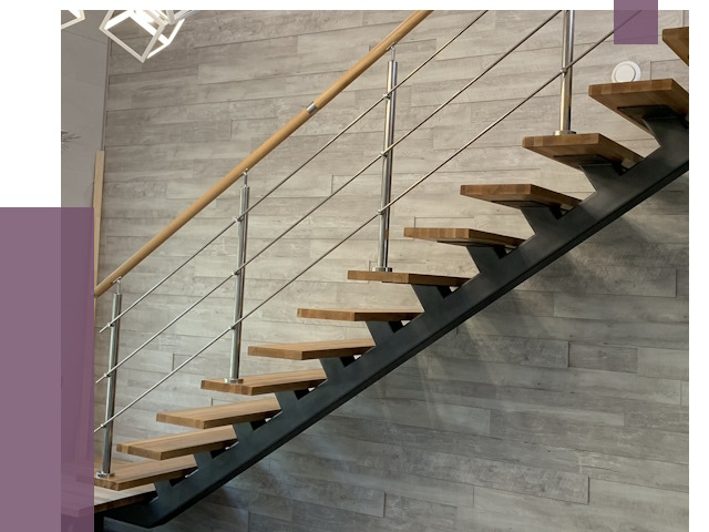 Изготовление лестниц на монокосоуре в Карталах от 77711 руб. 