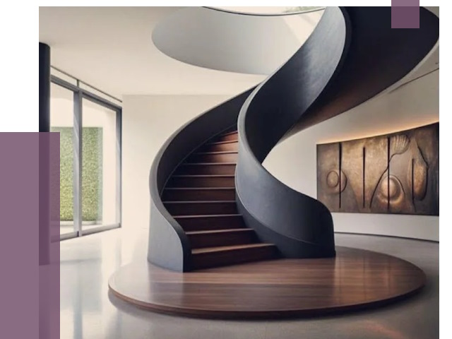Элитные лестницы под заказ в Карталах от 192974 руб. — ПРОЛЁТ-Крт