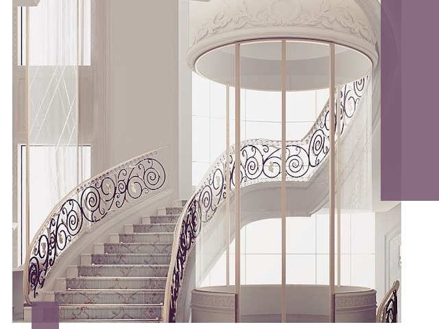 Элитные лестницы на заказ высокого класса в Карталах