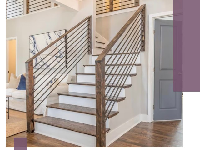 Лестницы для коттеджа под ключ в Карталах — изготовление и монтаж