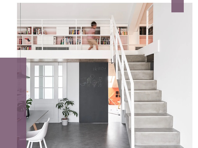 Лестницы для двухуровневой квартиры в Карталах от 179935 руб. | ПРОЛЁТ-Крт