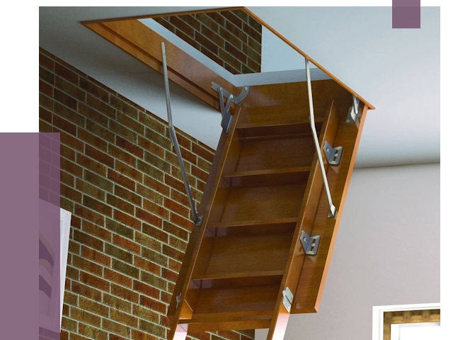 Установка чердачной лестницы в Карталах от 7980 руб. | ПРОЛЁТ-Крт