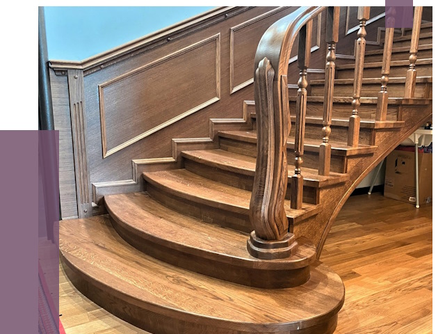 Дубовые лестницы под ключ в Карталах от 179935 руб. — ПРОЛЁТ-Крт