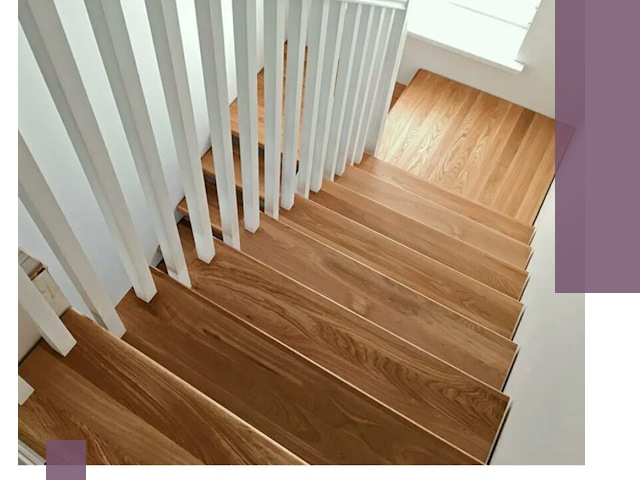 Лестницы из бука в Карталах: изготовление, монтаж и демонтаж