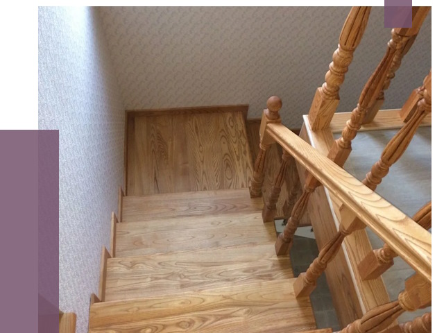 Сосновые лестницы в Карталах под ключ от 8240 руб.  | ПРОЛЁТ-Крт