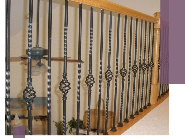 Изготовление и монтаж кованных перил в Карталах под ключ