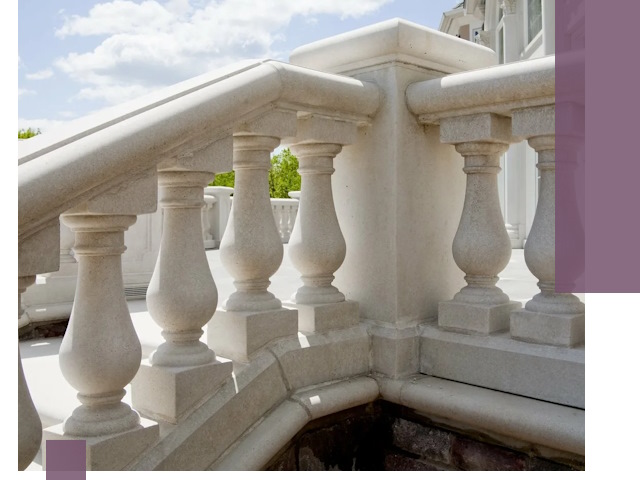 Балюстрады из металла и камня под ключ в Карталах