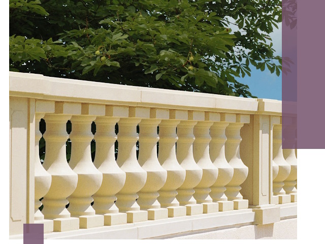 Установка балюстрады в Карталах: изготовление и монтаж под ключ