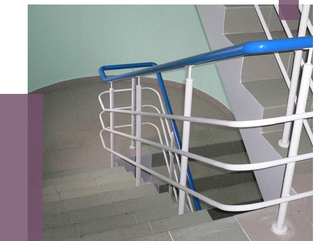 Перила в подъезде в Карталах — установка и замена от 7562 руб. | ПРОЛЁТ-Крт