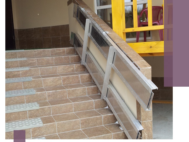 Откидные пандусы под ключ в Карталах — монтаж и демонтаж