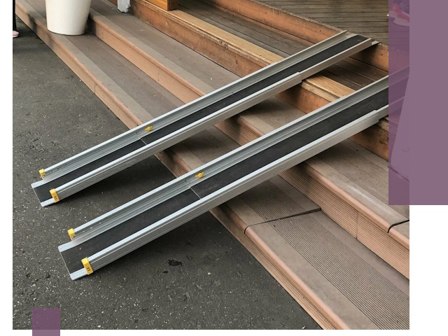 Телескопические пандусы под ключ в Карталах — изготовление и монтаж