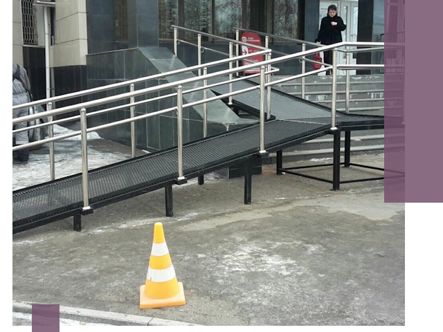 Стационарные пандусы под ключ в Карталах — изготовление и монтаж