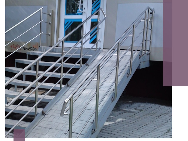 Пандус на крыльцо под ключ в Карталах: монтаж и изготовление