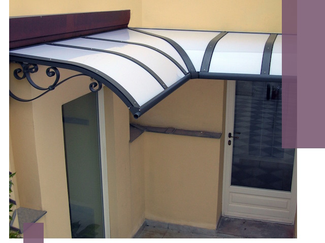 Монтаж козырьков любой сложности в Карталах под ключ