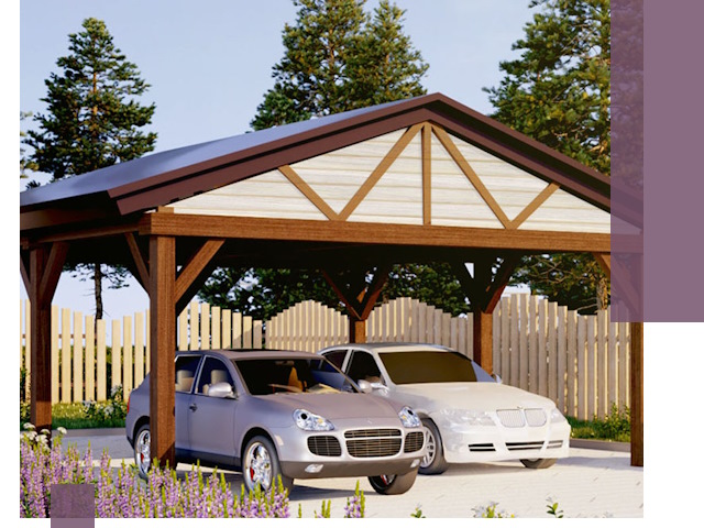 Навесы для автомобиля в Карталах — изготовление и монтаж