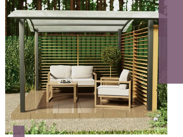 Навесы для дачи в Карталах: изготовление, монтаж и демонтаж