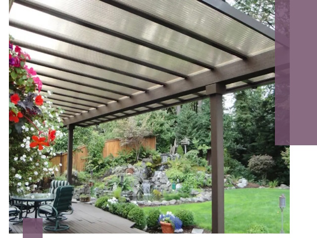 Навесы из поликарбоната под ключ в Карталах быстро и надёжно