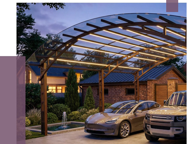 Металлические навесы в Карталах от 12934 руб. под ключ — ПРОЛЁТ-Крт