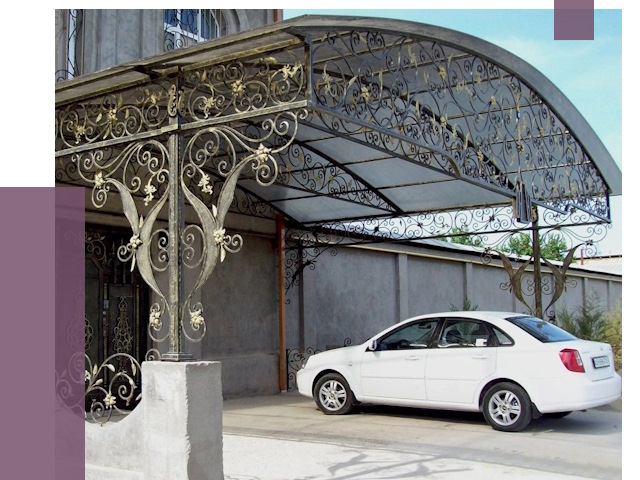 Кованые навесы в Карталах от 14864 руб. | ПРОЛЁТ-Крт