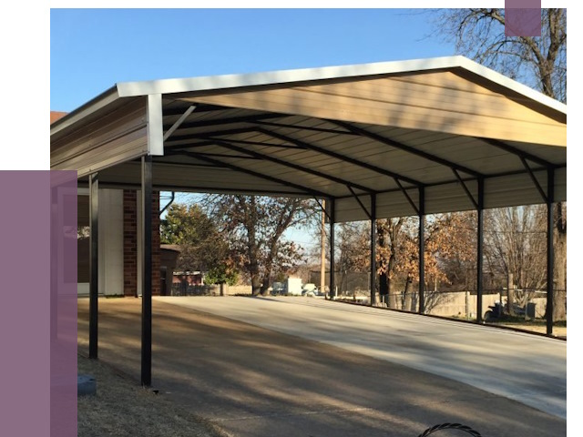 Двускатные навесы в Карталах от 8188 руб.  | ПРОЛЁТ-Крт