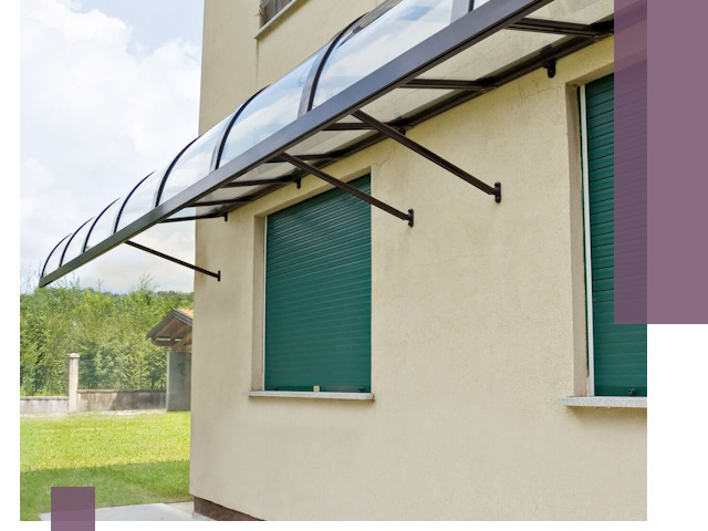 Козырьки над окнами в Карталах — изготовление и монтаж по выгоде