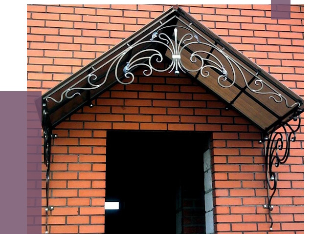 Металлические козырьки в Карталах от 10900 руб. 