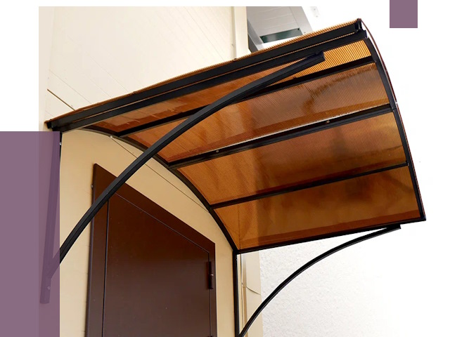 Недорогие козырьки в Карталах от 7740 руб.  | ПРОЛЁТ-Крт