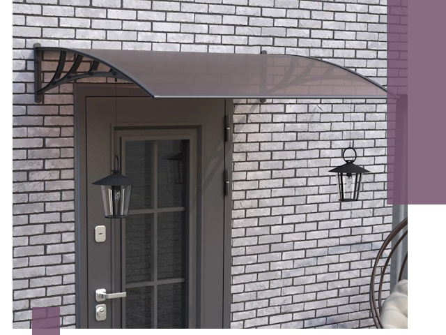 Недорогие козырьки и навесы под ключ в Карталах