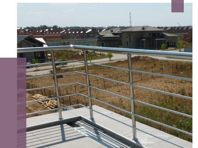 Парапеты из нержавеющей стали в Карталах от 8136 руб. за м² | ПРОЛЁТ-Крт