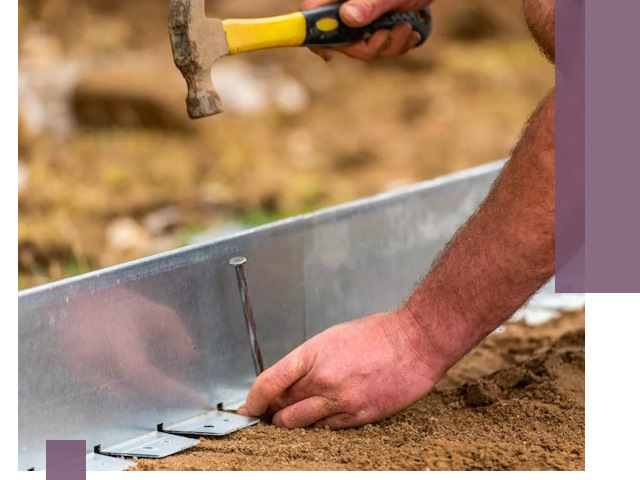 Монтаж металлических бордюров в Карталах быстро и качественно