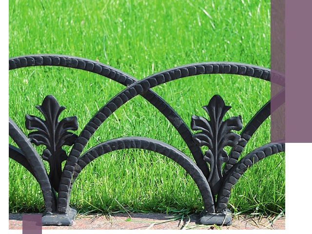 Декоративные металлические бордюры под ключ в Карталах