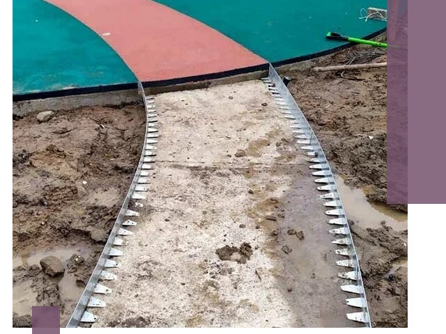 Металлические бордюры для дорожек в Карталах — монтаж и изготовление