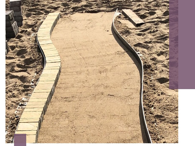 Металлические бордюры для тротуаров в Карталах — прочные и долговечные