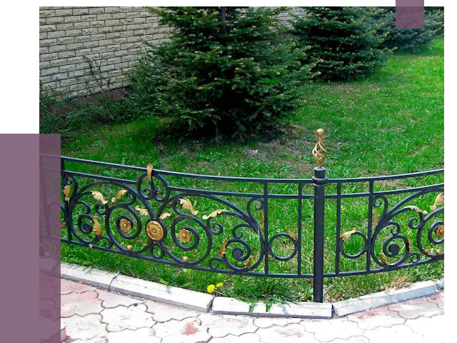 Кованые газонные ограждения в Карталах от 7771 руб. — ПРОЛЁТ-Крт