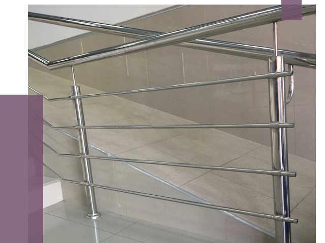 Изготовление поручней из нержавеющей стали в Карталах